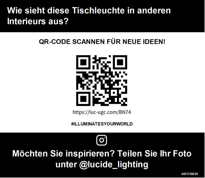 Actual product image Lucide GIAN - Tafellamp - LED Dimb. - 1x9W 2700K - Zwart