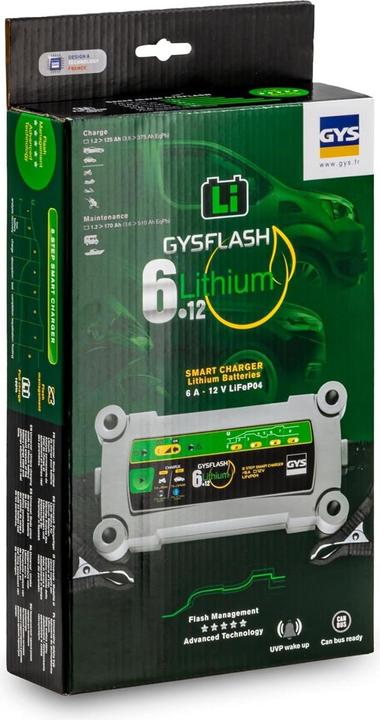 Produktbild GYS Gysflash 6.12 029729 Automatikladegerät 12 V 6 A