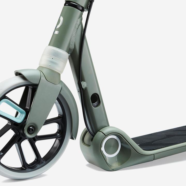 Actual product image Oxelo Scooter Pedal scooter kids - M900 khaki/light blue