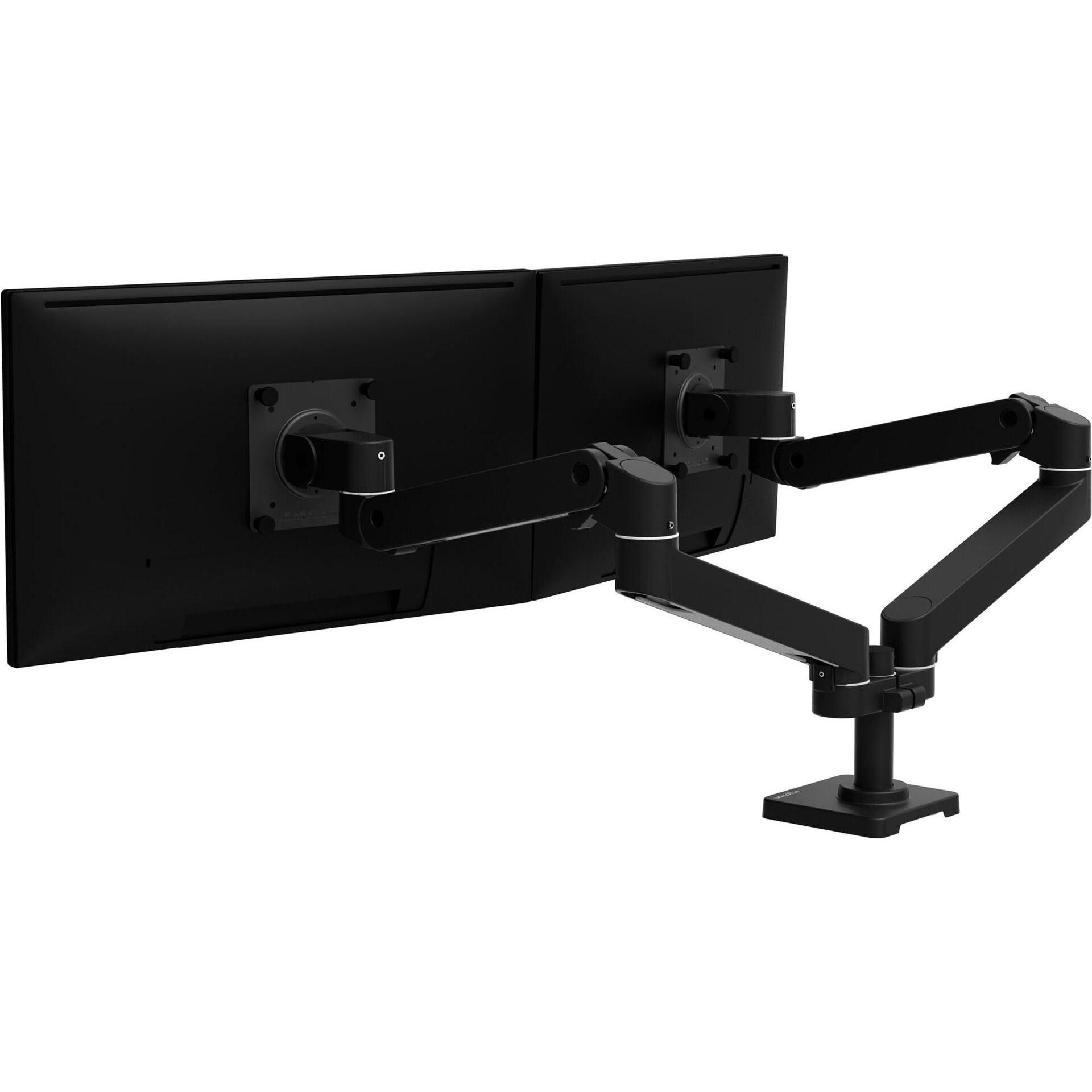 Ergotron LX PRO ARM DUAL SIDE-BY-SIDEblack (Tisch, 27"), Monitor Halterung, Schwarz
