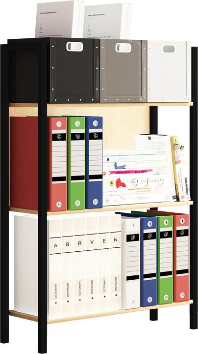 Immagine prodotto VCM Metall Stand Regal Bücher Flakos 3fach (56 x 24 x 100 cm)