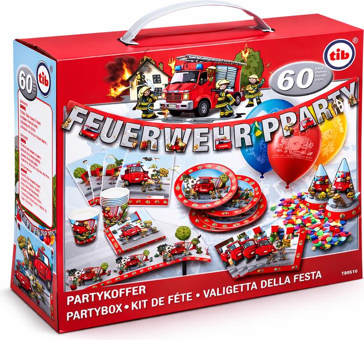 Produktbild Tib Party-Set Feuerwehr (62 Stk.)
