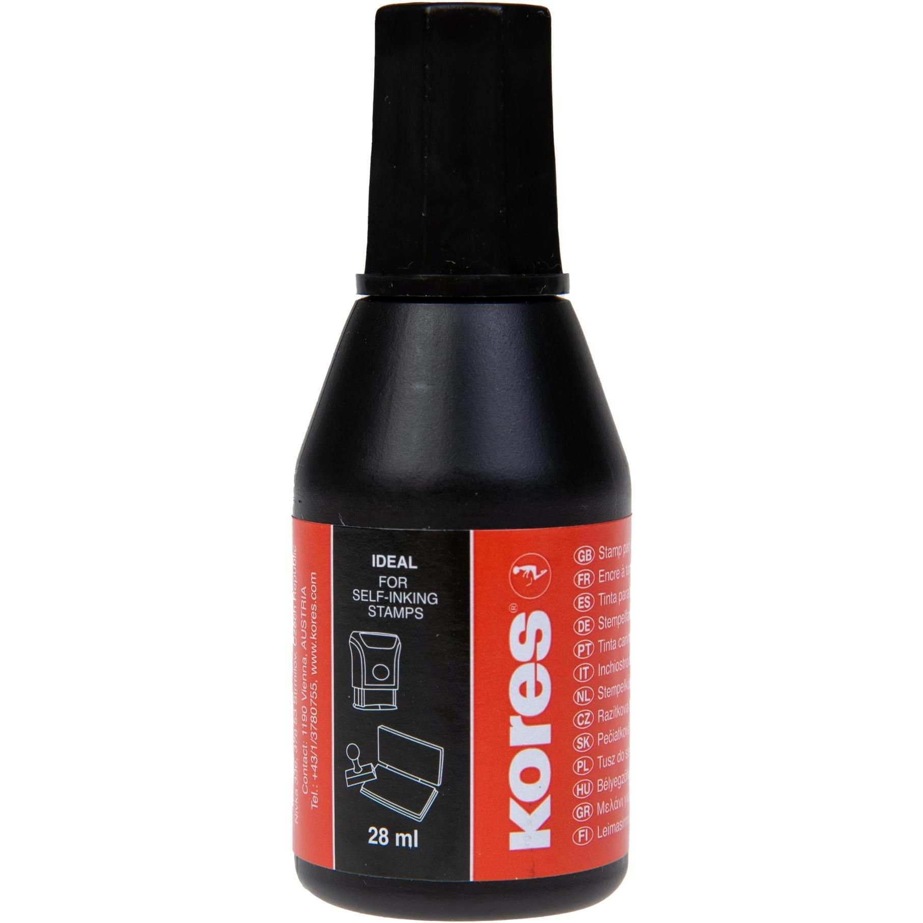 Kores, Stempel, Stempelfarbe