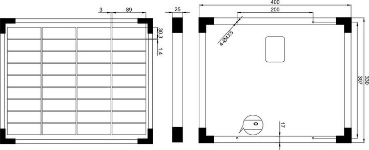 Produktbild Enjoy solar Monokristallines Solarmodul 20W/12V (20 W, 1.60 kg)