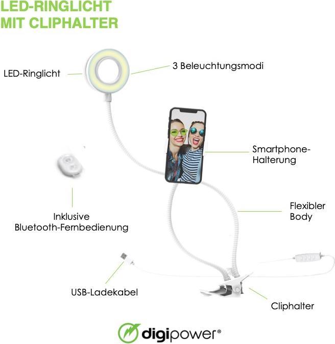Actual product image DigiPower LightUp ForYou Livestream Kit (Ring light)