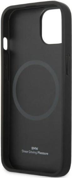 Immagine prodotto BMW Custodia BMHMP14SSLLBK Custodia rigida iPhone 14 6.1" czarny/nero Signature Logo Imprint Magsafe (Apple iPhone 14)