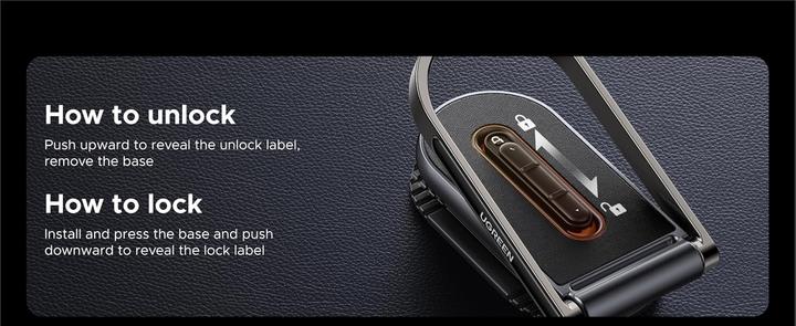 Actual product image Ugreen Dashboard Magnetic Carcharge