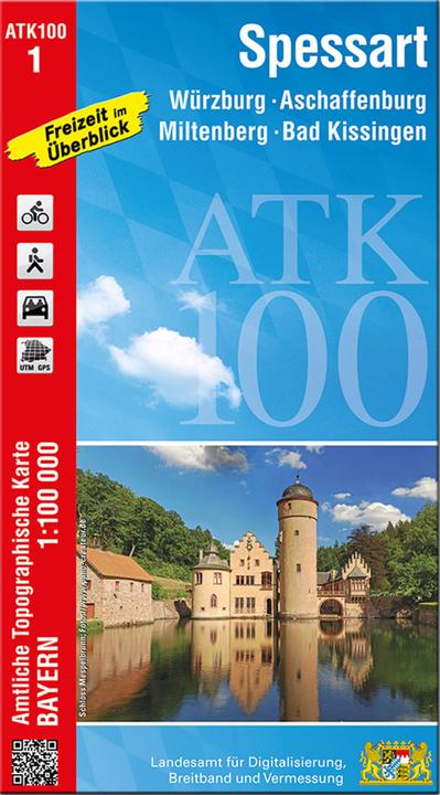 Produktbild Amtliche Topographische Karte Bayern Spessart