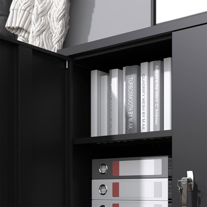 Actual product image Vicco Metallschrank (85 x 39 x 90 cm)