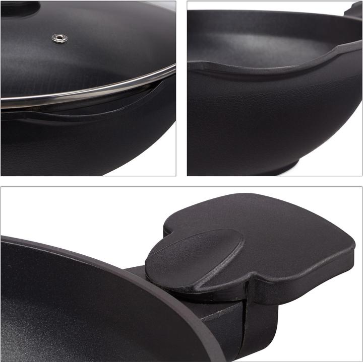Actual product image Relaxdays Wok pan (30 cm, Wok, Cast aluminium)