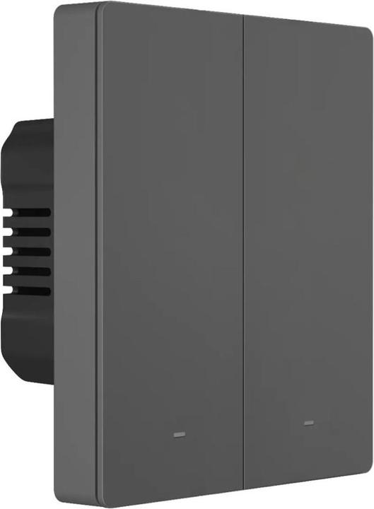 Actual product image Sonoff smart 2-channel Wi-Fi wall switch black (M5-2C-80)