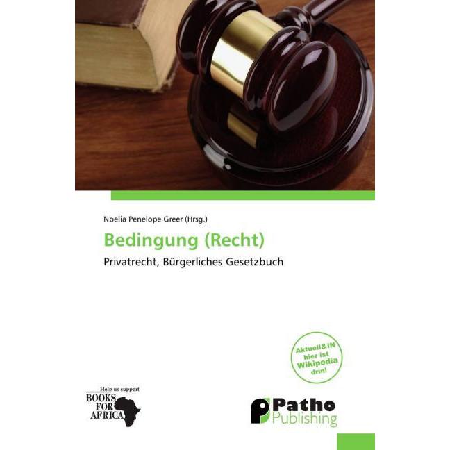 Bedingung (Recht), Fachbücher von Noelia Penelope Greer