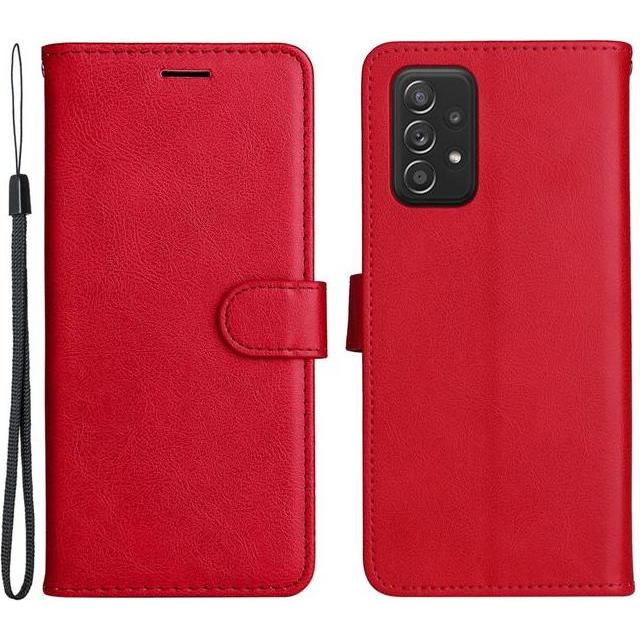 Thumbnail - MU Classic Classic IV Leder Bookcover Series (Samsung Galaxy A73 5G), Smartphone Hülle, Rot