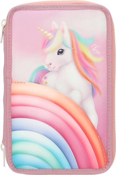 Image du produit Depesche Ylvi 3-Fach Federtasche Farbwolke inkl. Stifte