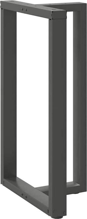 Produktbild vidaXL Bartischbeine T-Form 2 Stk. Anthrazit 60x35x(101-102) cm Stahl