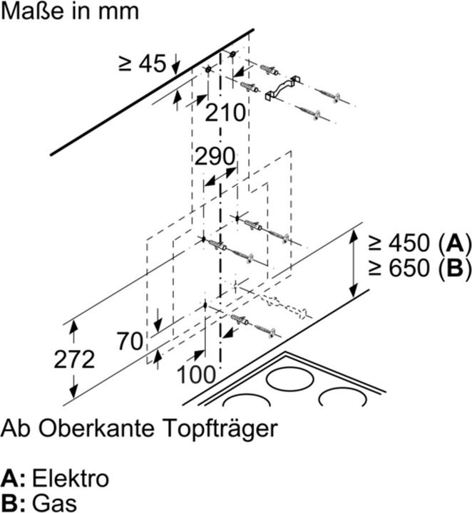 Actual product image Bosch Hausgeräte DWK87EM60 (Wall hood)