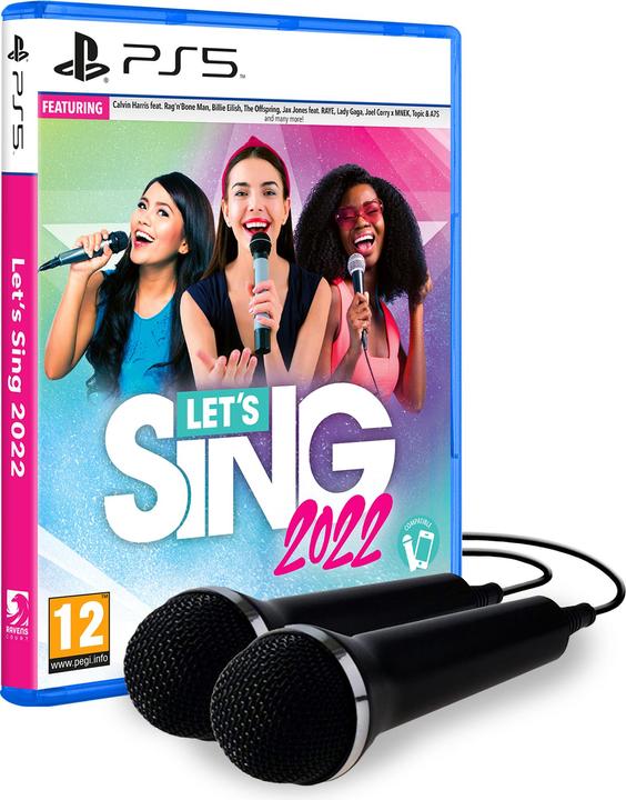 Image du produit Ravenscourt Let's Sing 2022 (+ 2 Mics) (PS5, Multilingue)