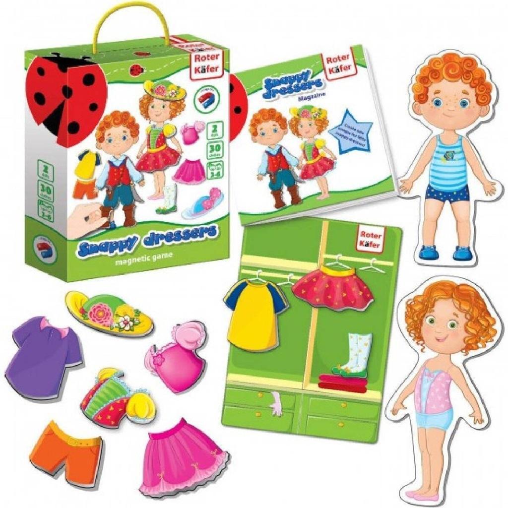 Roter Käfer Magnetisches Puzzle „Snappy Kommoden“.