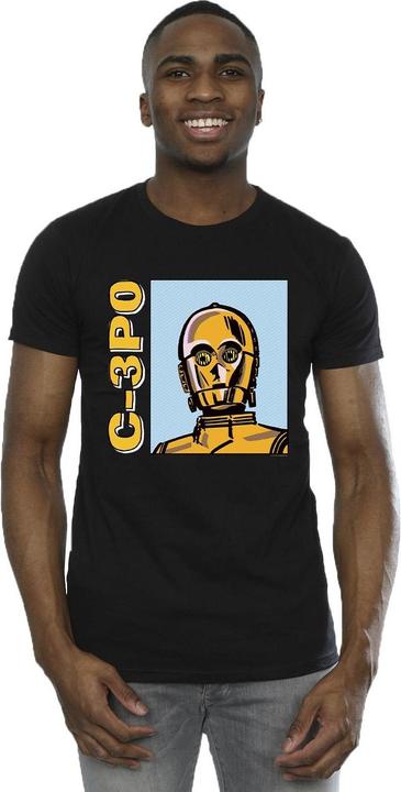 Image du produit Star Wars - T-shirt C3PO LINE ART - Homme (XXL)