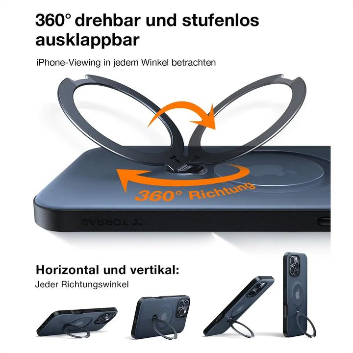 Actual product image Torras Upro Ostand Spin (Apple iPhone 16 Pro Max)