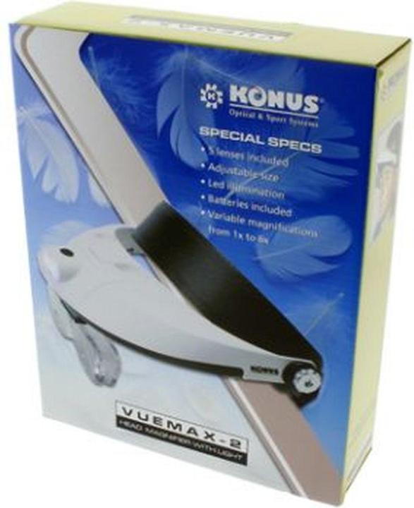 Actual product image Konus Head Magnifier Vuemax-2 with LED Light