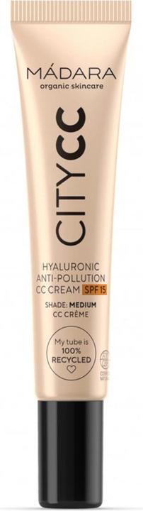 Madara CityCC Anti Pollution Cream Medium SPF 15 CC Cream New 15ml (MEDIUM, 15 ml)