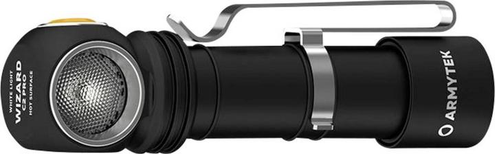 ArmyTek Wizard C2 Pro v4 Magnet USB+ABM01+18650 / XHP50.2 White / 2500 lm / TIR 70°:120° / 1x1865... (11.20 cm, 2500 lm)