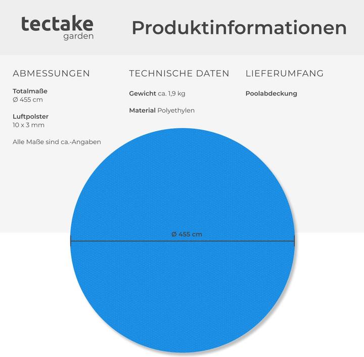 Produktbild tectake Poolabdeckung