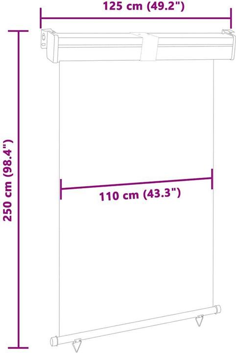 Actual product image vidaXL Jerges (1.20 m)