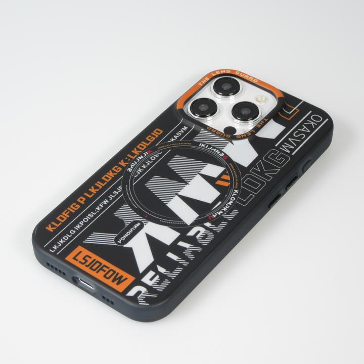 Produktbild PhoneLook Hülle MWK Cyber Grid Silikon mit MagSafe (Apple iPhone 15 Pro)