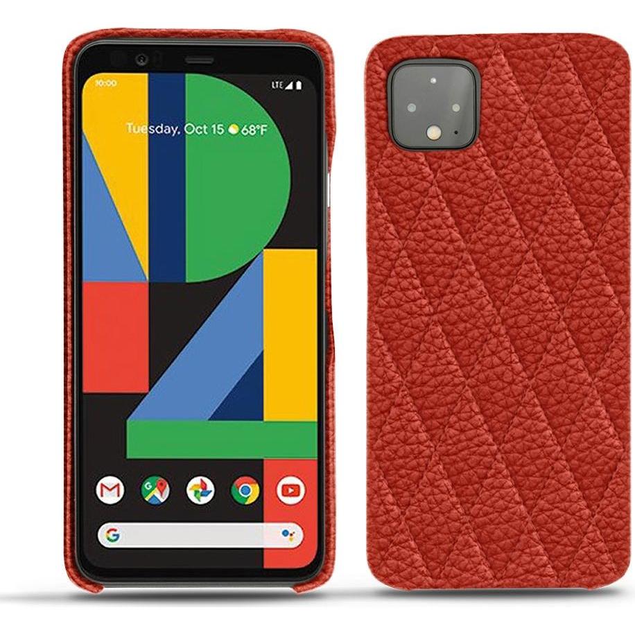 Noreve Lederschutzhülle (Google Pixel 4 XL), Smartphone Hülle, Orange