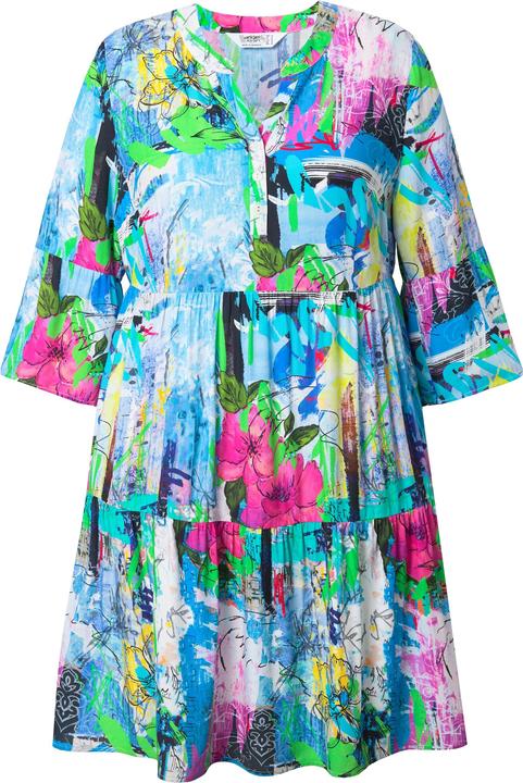 Produktbild Angel of Style Kleid, A-Linie, Grafitti-Muster, Volants (44)