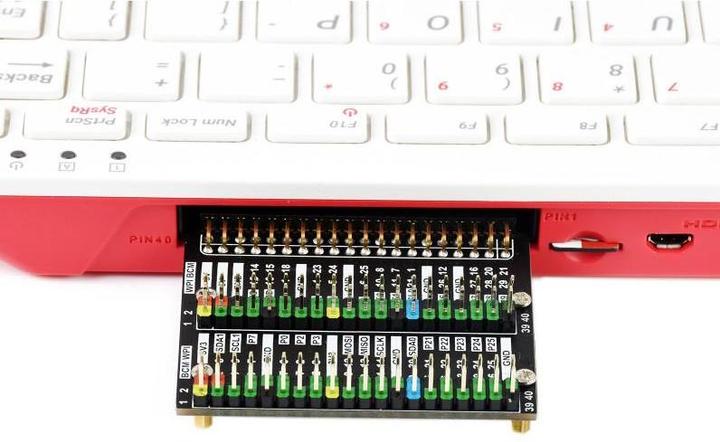 Produktbild WaveShare Raspberry Pi 400 GPIO Header Adapter, 2x 40 Pins