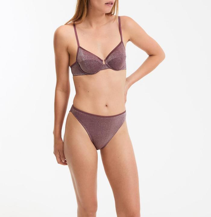 Image du produit La Redoute Collections BH TAMARA in Corbeille-Form aus Mikrofaser und metallisierten Garnen (80 D)