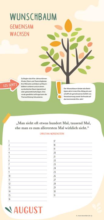 Produktbild Immerwährender Teamkalender. Für ein gutes Miteinander