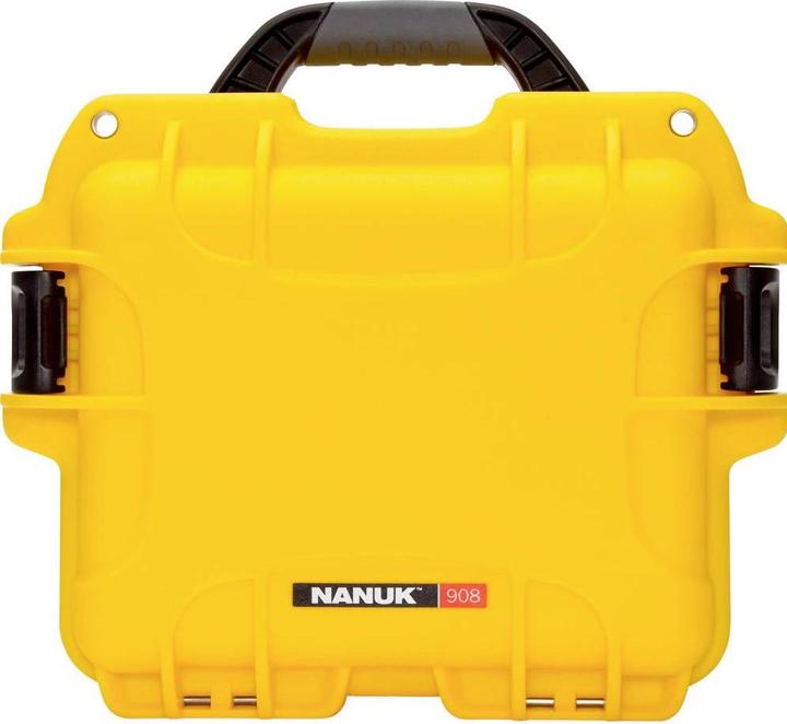 Actual product image Nanuk Plastic Case 908 - empty Yellow (Camera case, 8.80 l)