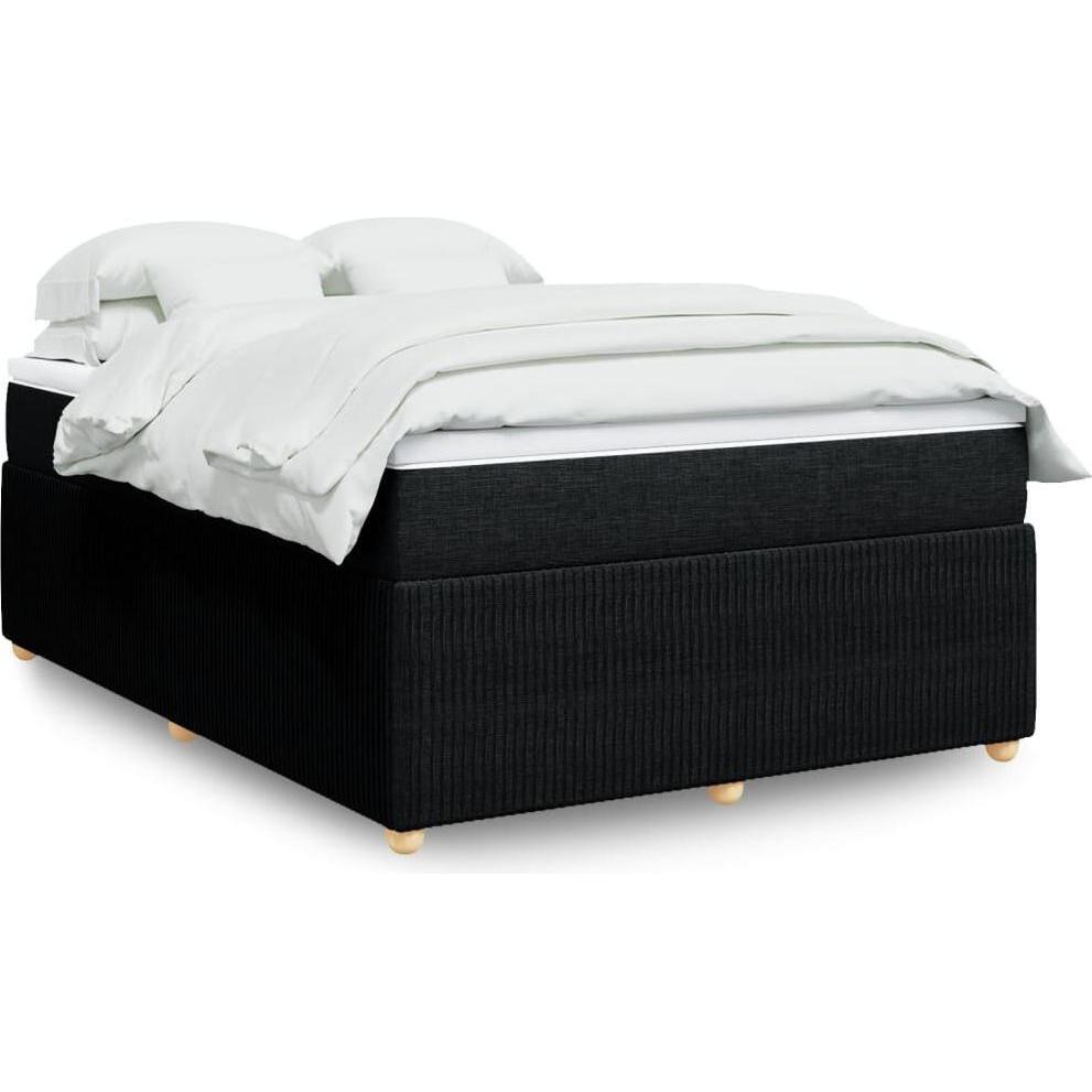 VidaXL, Bett, Bo x springbett mit Matratze 160 x 200 cm Stoff (160 x 200 cm)