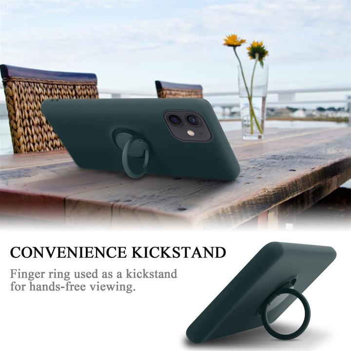 Actual product image Cadorabo TPU Liquid Ring Silicone Case Cover (Apple iPhone 12 mini)