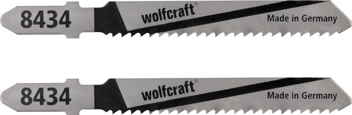 Produktbild wolfcraft 2 Stichsägeblätter HSS L=75mm T-Schaft