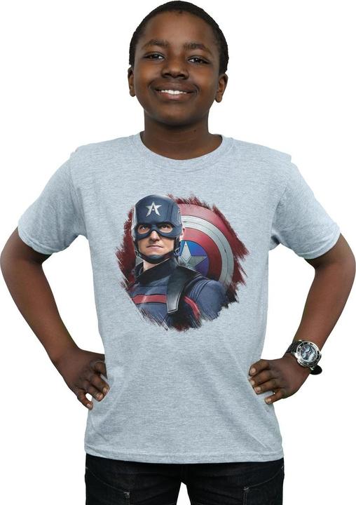 Produktbild The Falcon And The Winter Soldier Captain America Stare TShirt Jungen (140, 146)