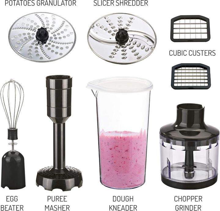 Actual product image Camry Hand blender SET black 1600W