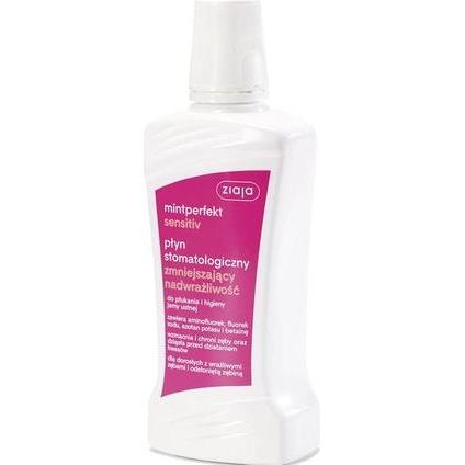 Ziaja, Mundspülung, Mintperfekt Sensitiv płyn stomatologiczny zmniejszający nadwrażliwość 500ml (500 ml)