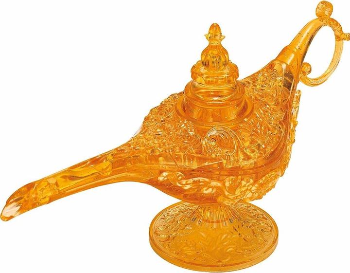 HCM Kinzel HCM59186 - Crystal Puzzle: 3D Aladdin's Magic Lamp - 34 pieces, ages 14+ (DE edition) (34 pieces)
