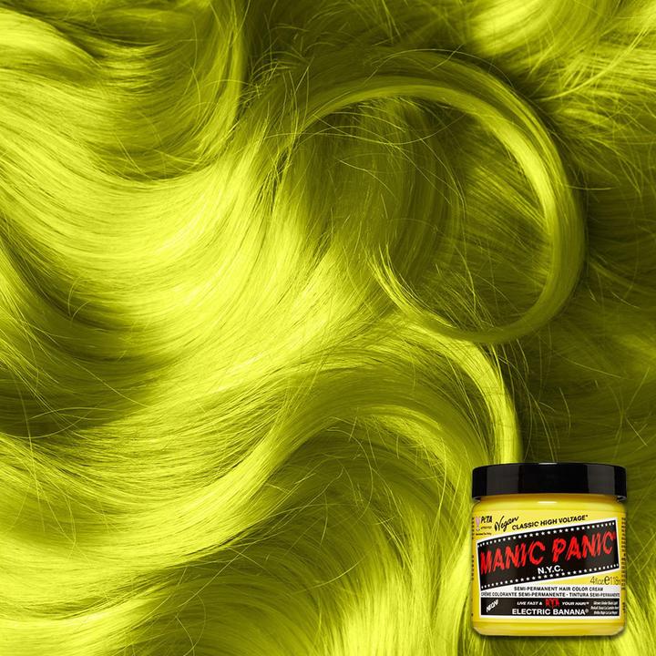 Actual product image Skybound Electric Banana Classic Creme Vegan Cruelty Free Yellow Semi Permanent Hair Dye 118ml (Electric Banana)