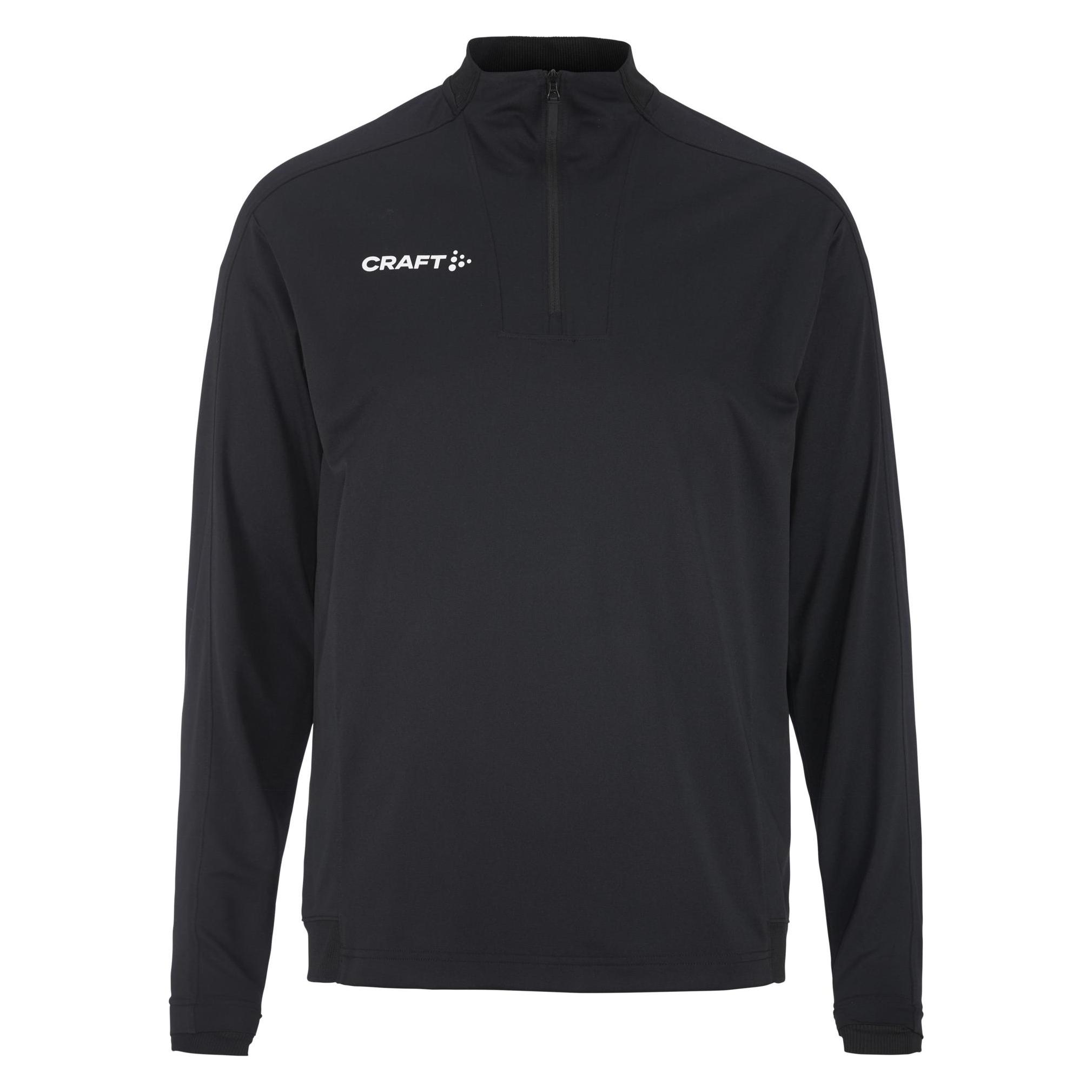 Craft, Herren, Sportshirt, Evolve 2.0 Half Zip M (3XL), Schwarz, 3XL