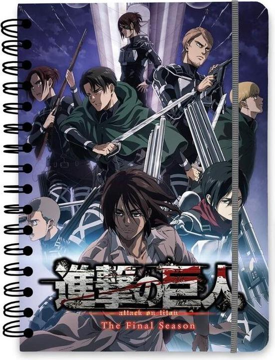 Produktbild Attack on Titan A5 notebook (A5, Liniert, Weicher Einband)