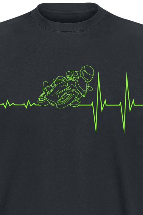 Produktbild Gaming-Sprüche EKG - Motorrad (M)