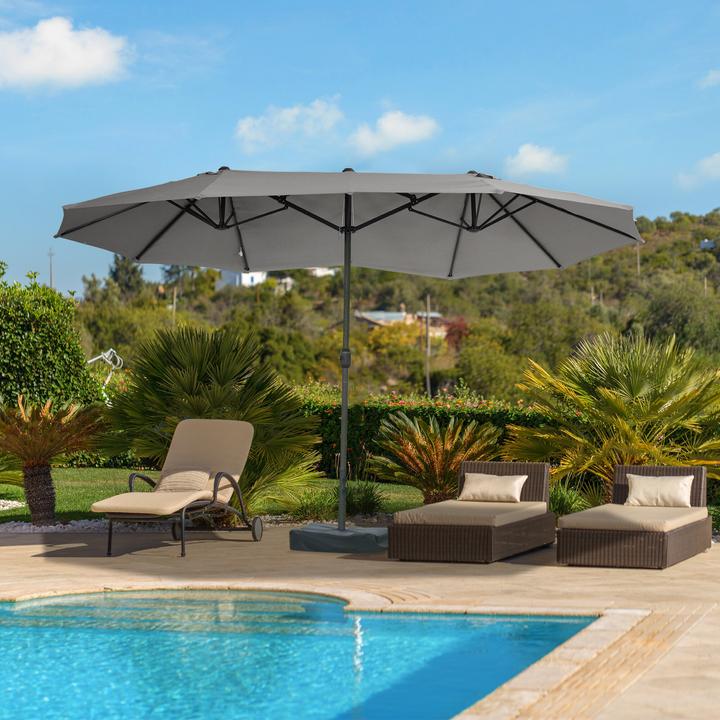 Image du produit Outsunny Doppel-Sonnenschirm (2.65 m)