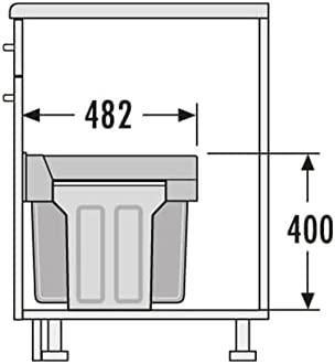 Actual product image Hailo 3666111 Waste bin (31 l)
