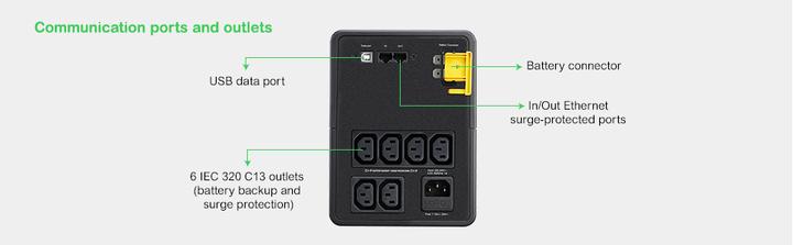 Produktbild APC BX1200MI (1200 VA, 650 W, Line-Interaktiv USV)
